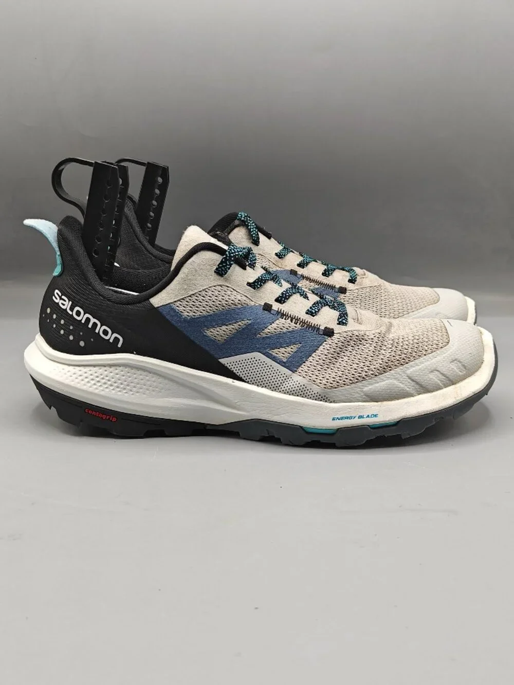 Salomon OUTpulse Shoes Women's 8.5 Gray Trail Running Hiking Sneakers 471531